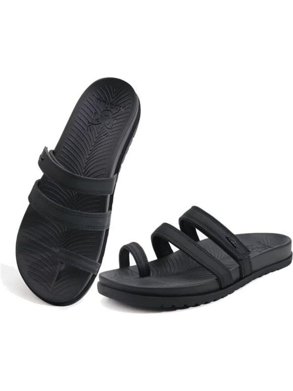 Womens Arch Support Slides Sandals Comfort Orthotic Flat Adjustable Shoes